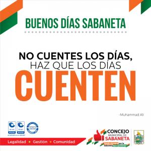 ¡Buenos días, Sabaneta!