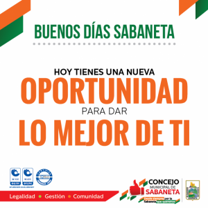 Buenos días, Sabaneta