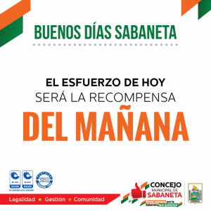 Buenos días, Sabaneta