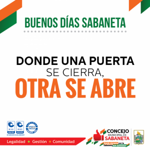 Buenos días, Sabaneta