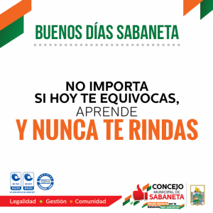 Buenos días, Sabaneta