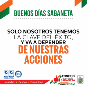 Buenos días, Sabaneta