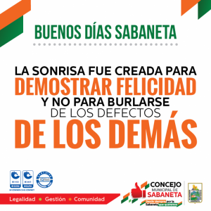 Buenos días, Sabaneta