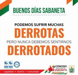 Buenos días, Sabaneta