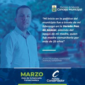 Concejal Alexander Morales