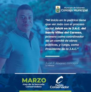 Concejal Juan Fernando Álvarez