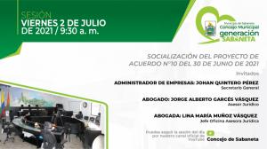 Sesión 2 de julio 2021