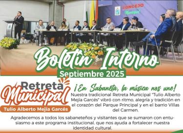 Boletin Interno Concejo de Sabaneta Septiembre 2025