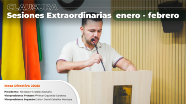 Con resultados concretos, clausuramos el periodo de sesiones extraordinarias de enero y febrero 2026